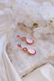 Heliophilia Silver Pendientes de Latón con Circonio en Dorado